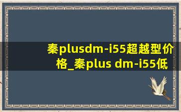 秦plusdm-i55超越型价格_秦plus dm-i55(低价烟批发网)价